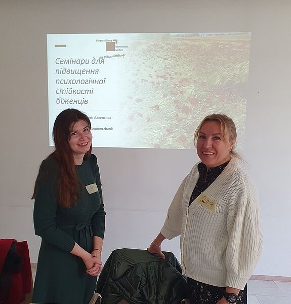 27.03.2025 Neuer Workshop zur psychischen Resilienz für geflüchtete Frauen aus der Ukraine erfolgreich gestartet!