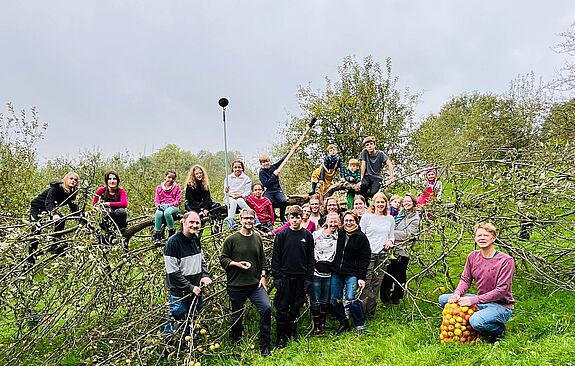 16.10.2025 Apfelernte im Projekt Lebensbaum am 11.10.